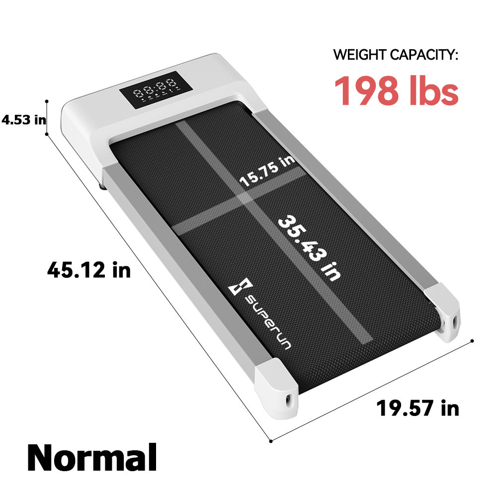 SupeRun® BA03 Smart Walking Pad Under Desk Treadmill with remote control
