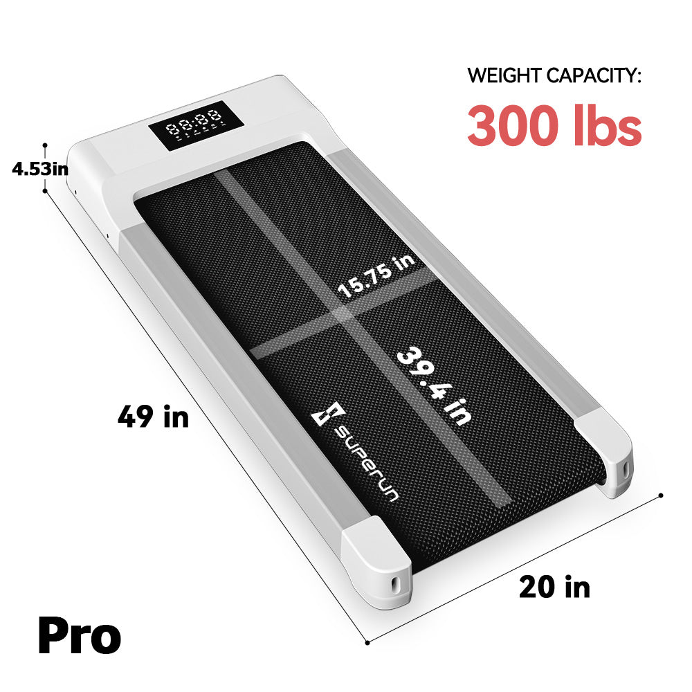 SupeRun® BA03 Smart Walking Pad Under Desk Treadmill with remote control