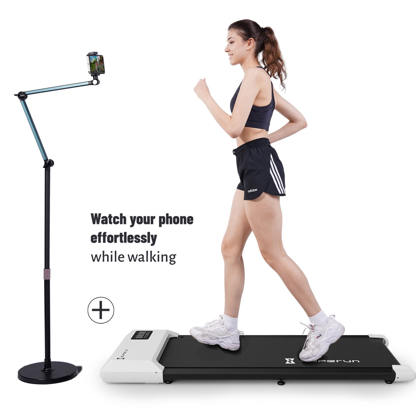 SupeRun® BA04 Mini Walking Pad Under Desk Treadmill with Remote Control