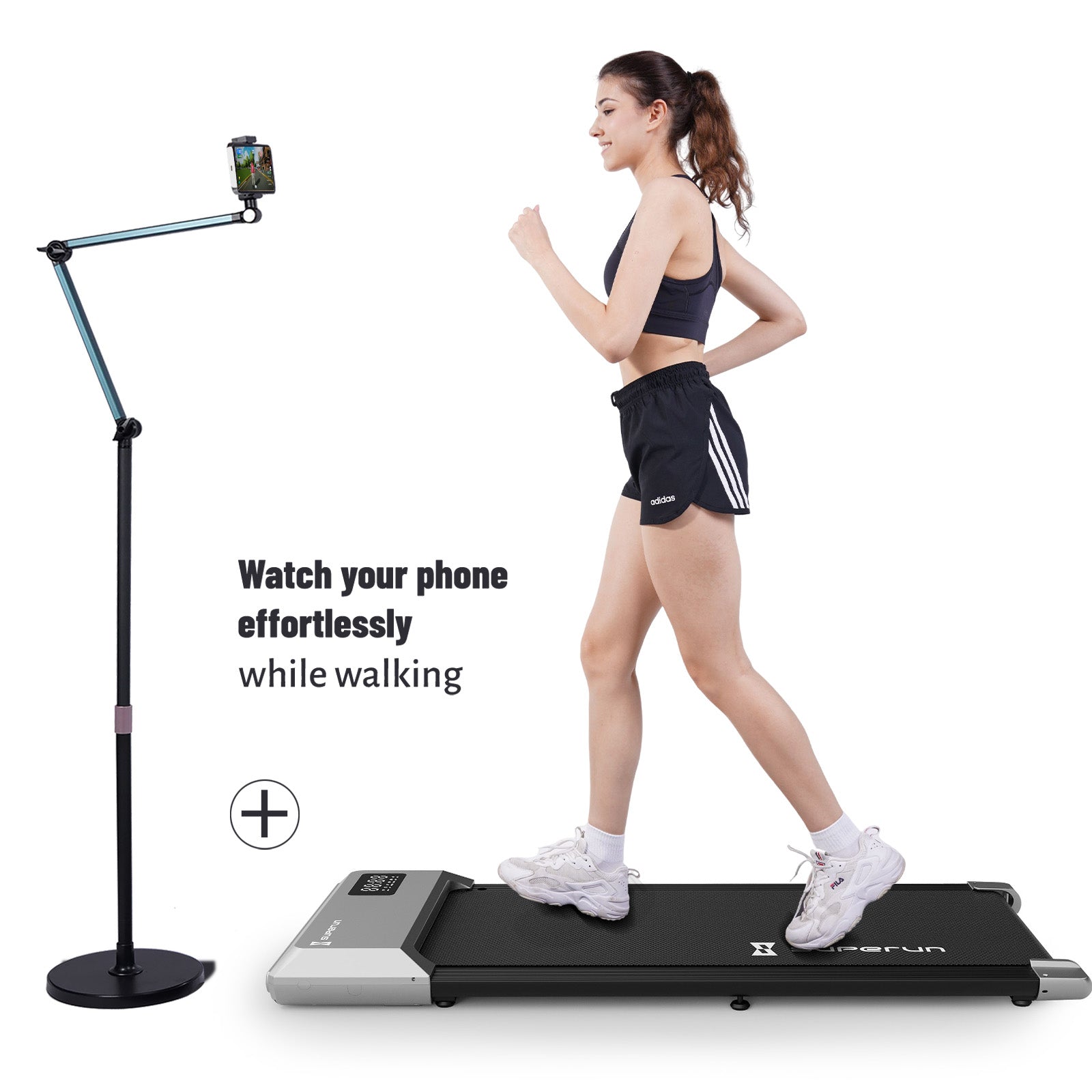 SupeRun® BA04 Mini Walking Pad Under Desk Treadmill with Remote Control