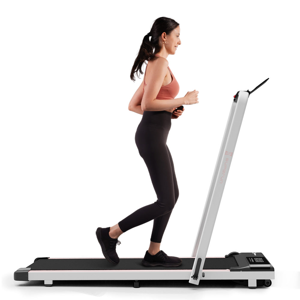 Hot Pink Treadmill Break Free Treadmill SupeRun® CT04 Foldable In