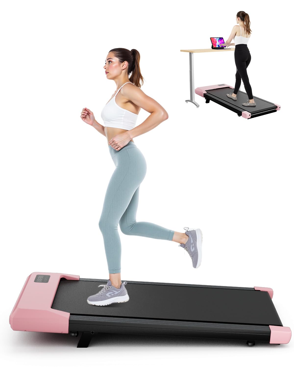 Superun® BA16 Under Desk Treadmill,Walking Pad（belt length: 90cm）（199874670034; 199874510422）