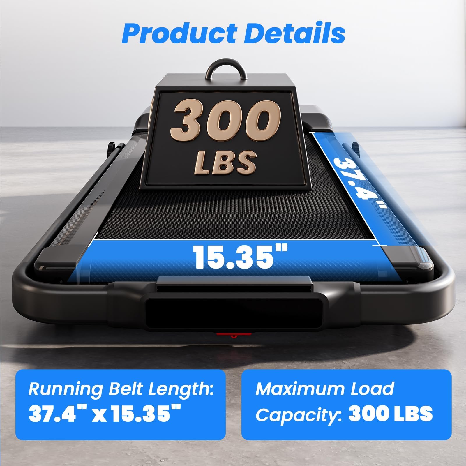 Superun® CT06 Foldable 3 in 1 Treadmill with Incline and Handle Bar（769261720705）