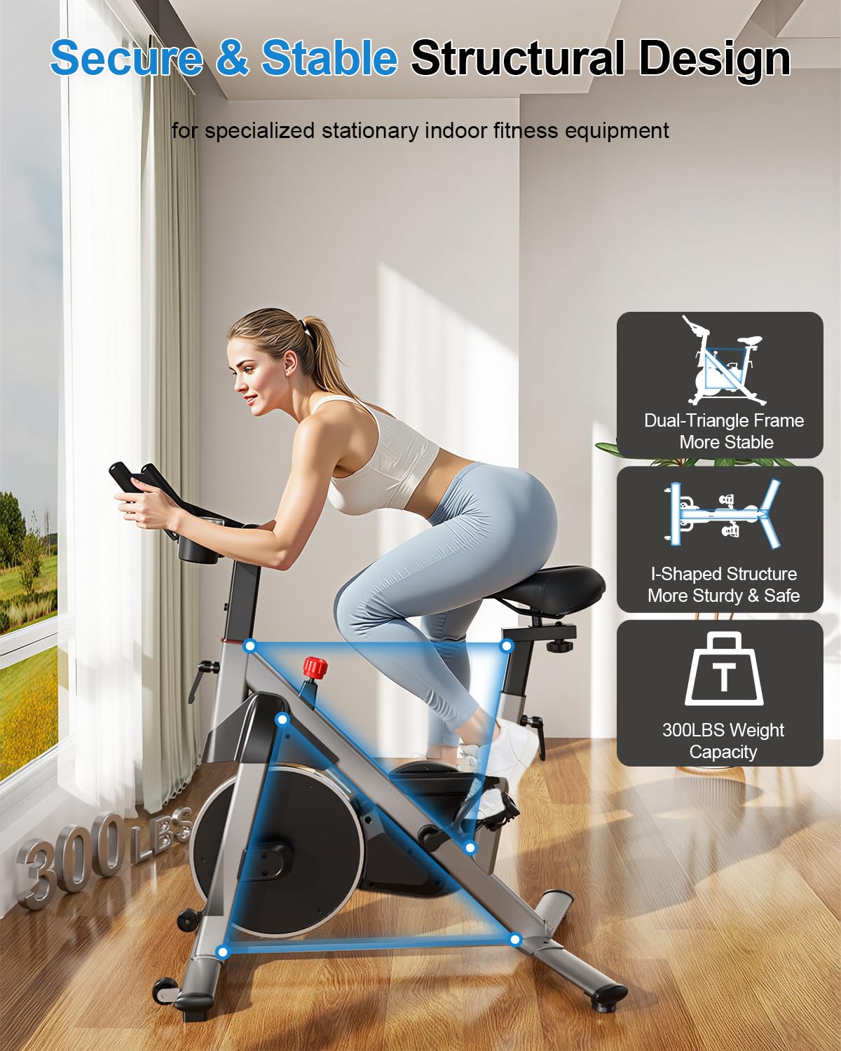Superun® S1-Pro Indoor Cycling Bike（743456532540;769261720378）