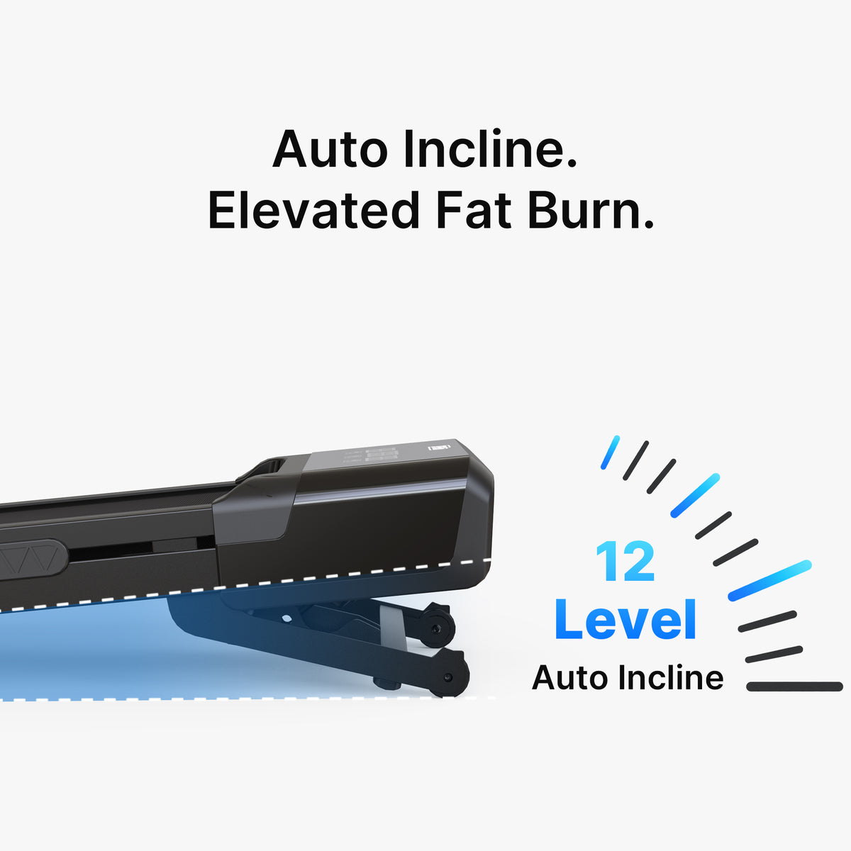 Superun Auto Incline Under Desk Treadmill