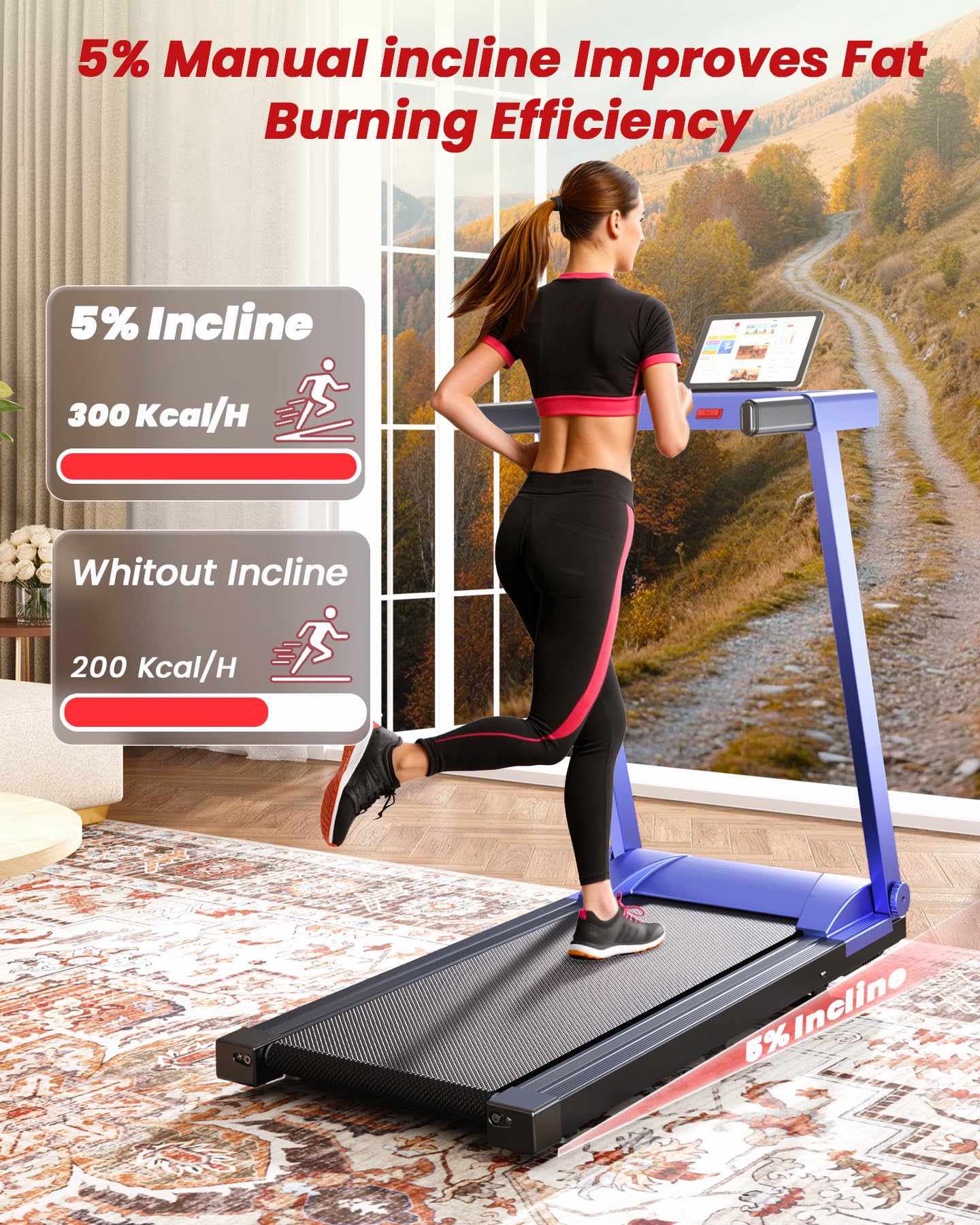 Superun® AS03 Treadmills with Incline（769261720743;769261720835）