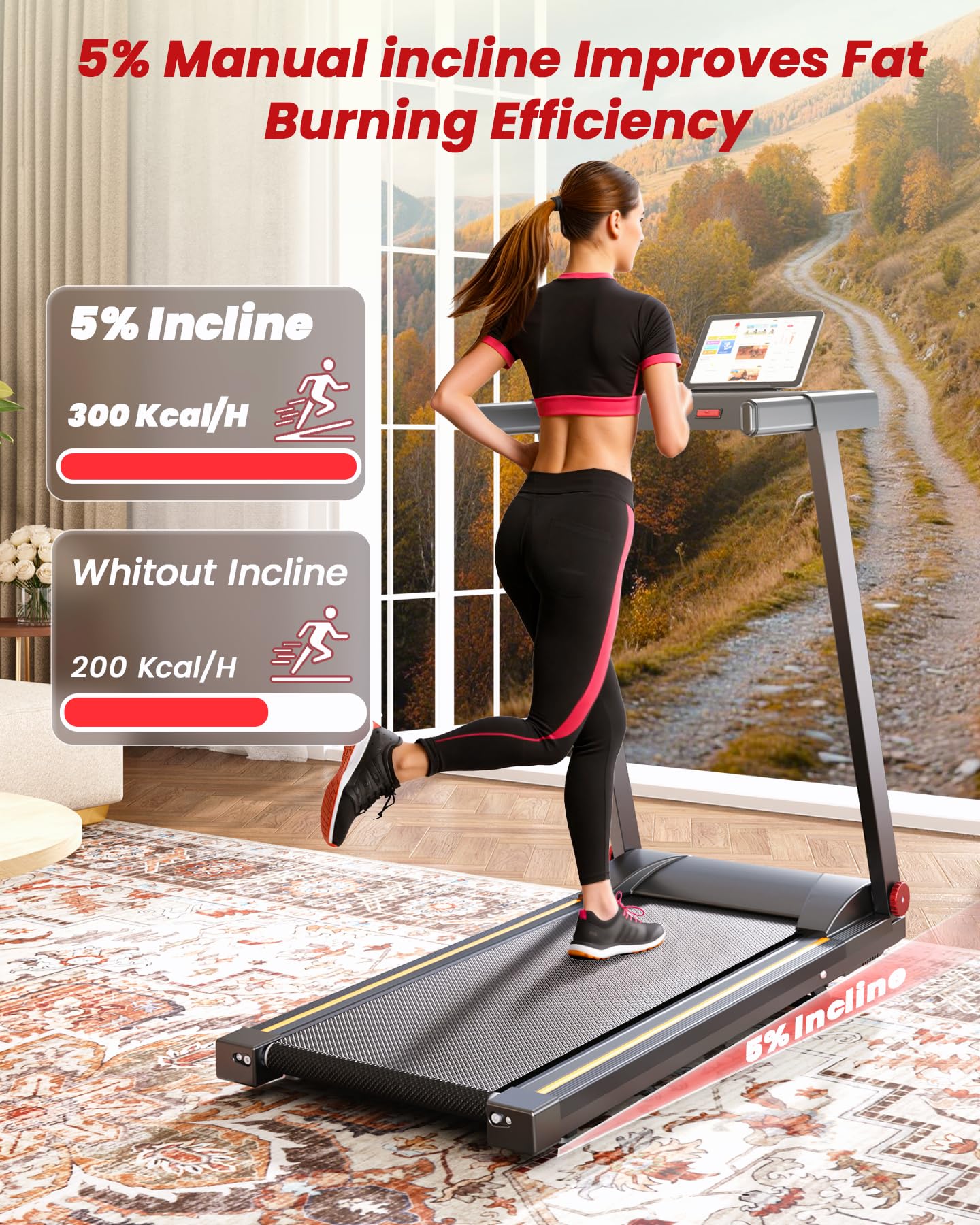 Superun® AS03 Treadmills with Incline（769261720743;769261720835）