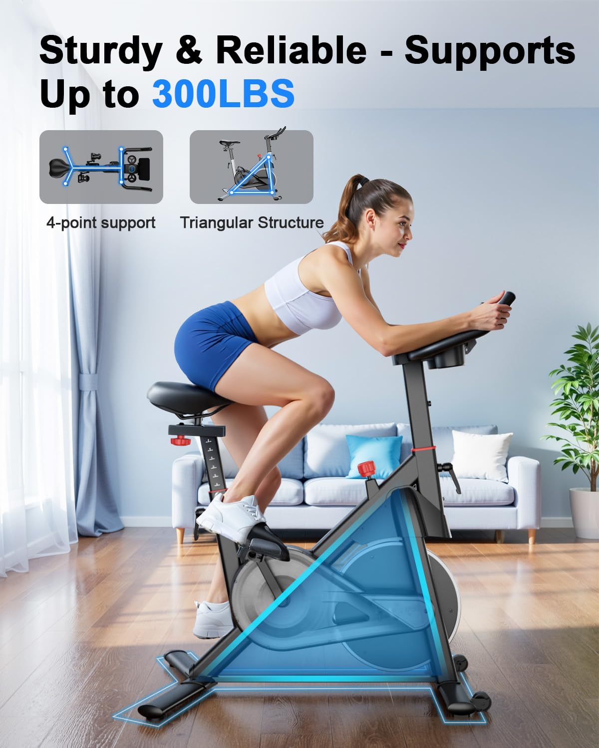 Superun® S1-Pro Indoor Cycling Bike（743456532540;769261720378）