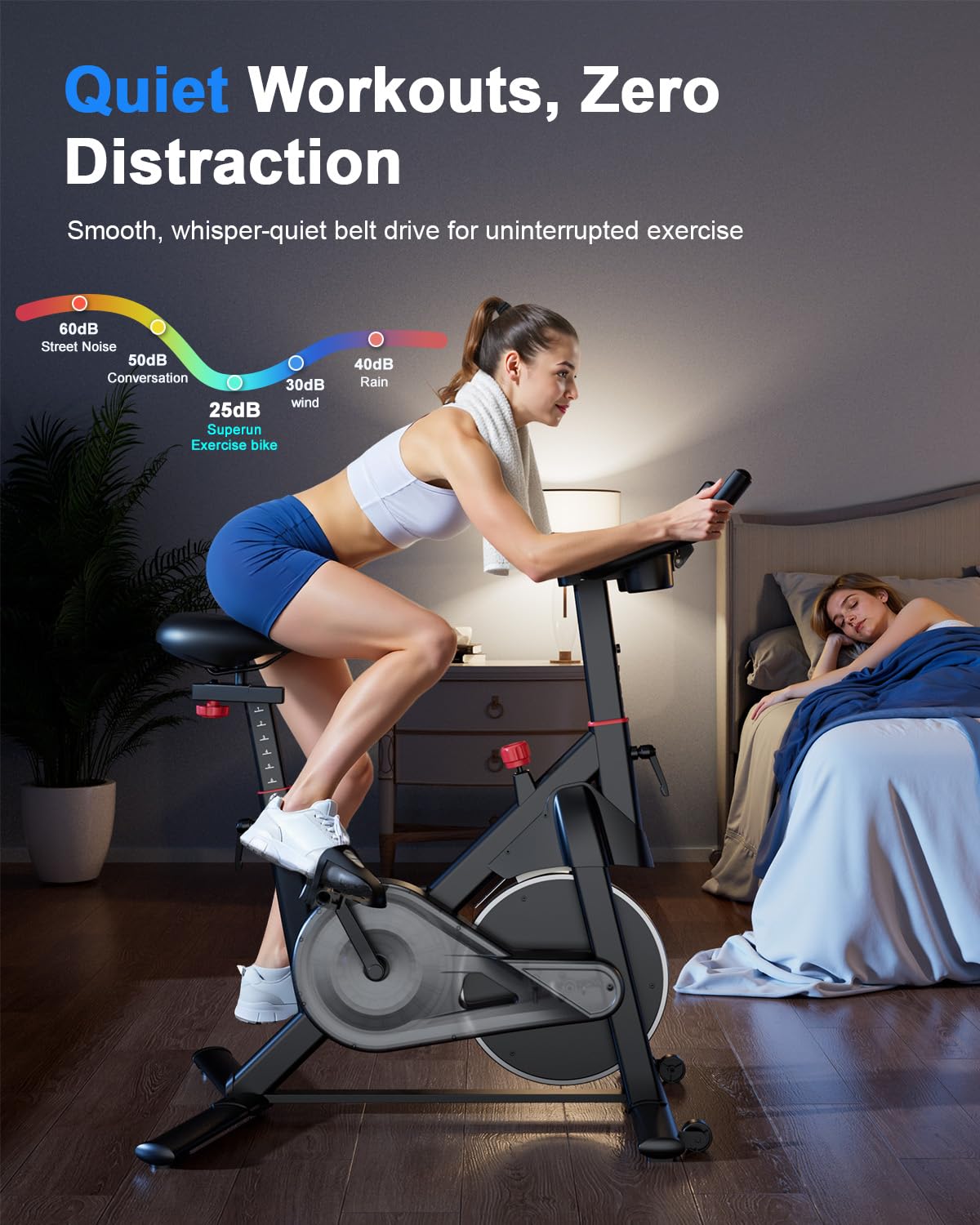 Superun® S1-Pro Indoor Cycling Bike（743456532540;769261720378）