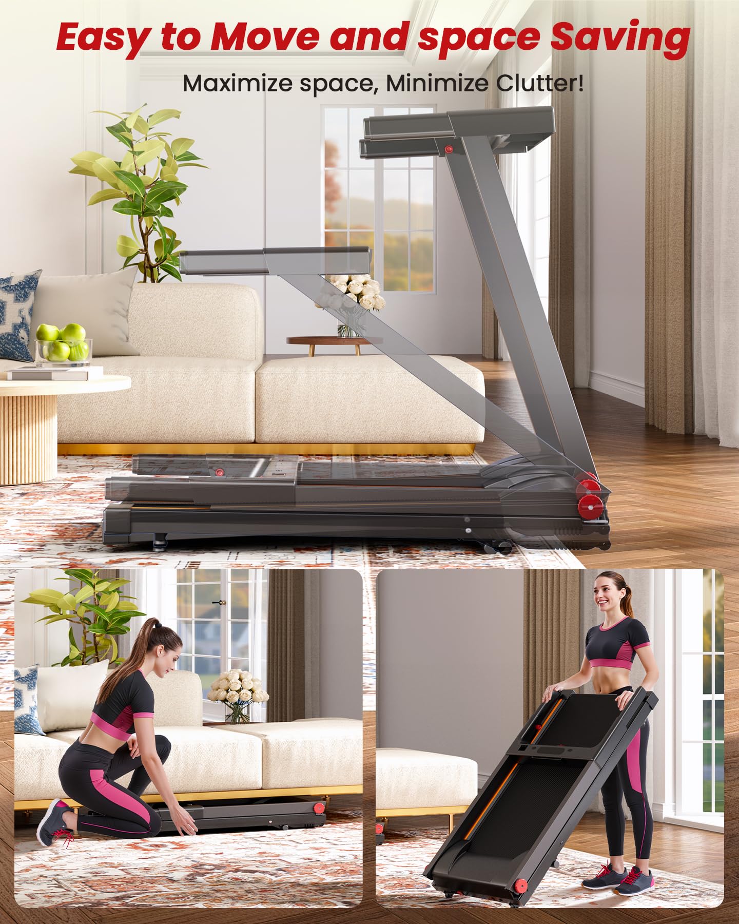 Superun® AS03 Treadmills with Incline（769261720743;769261720835）
