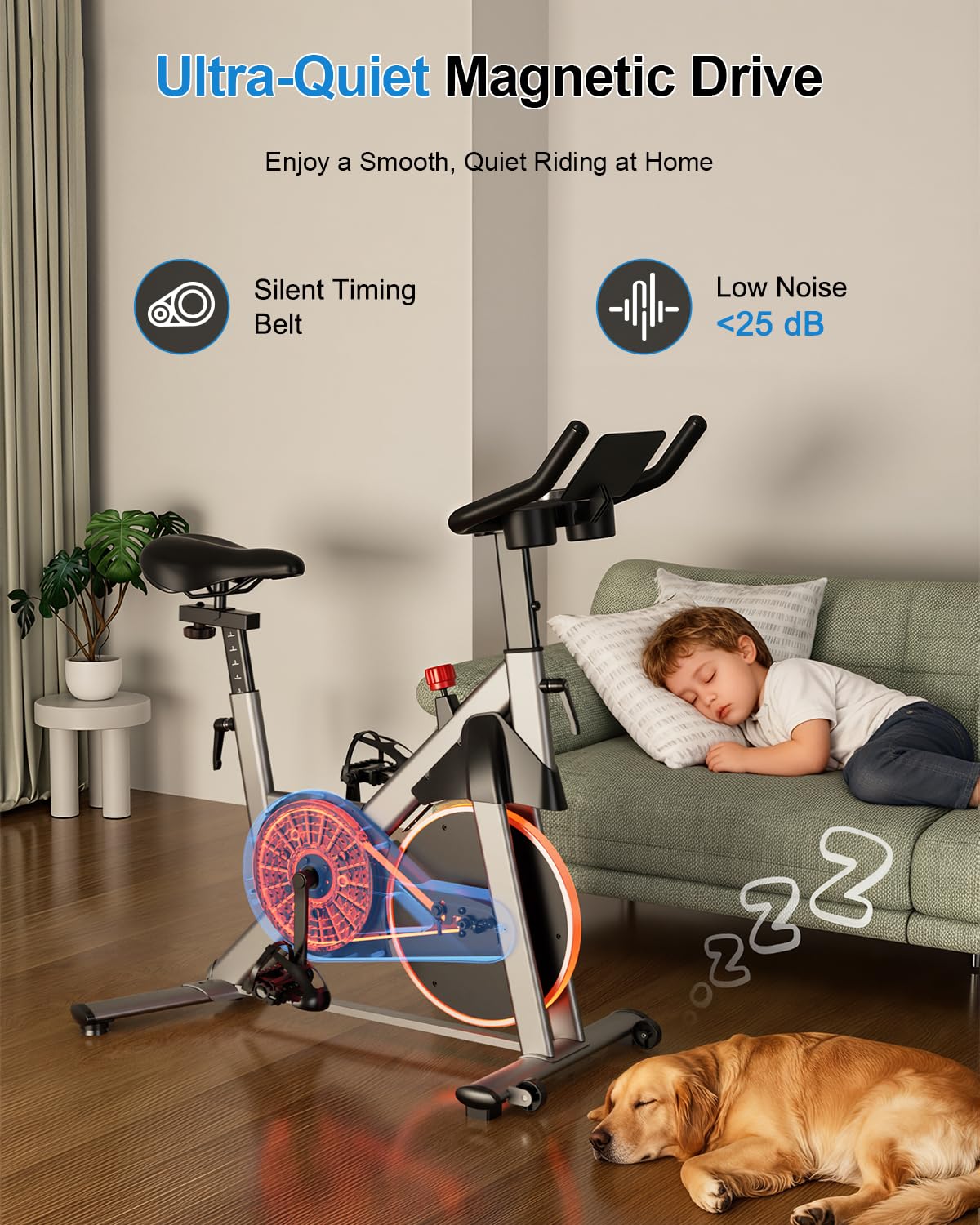 Superun® S1-Pro Indoor Cycling Bike（743456532540;769261720378）
