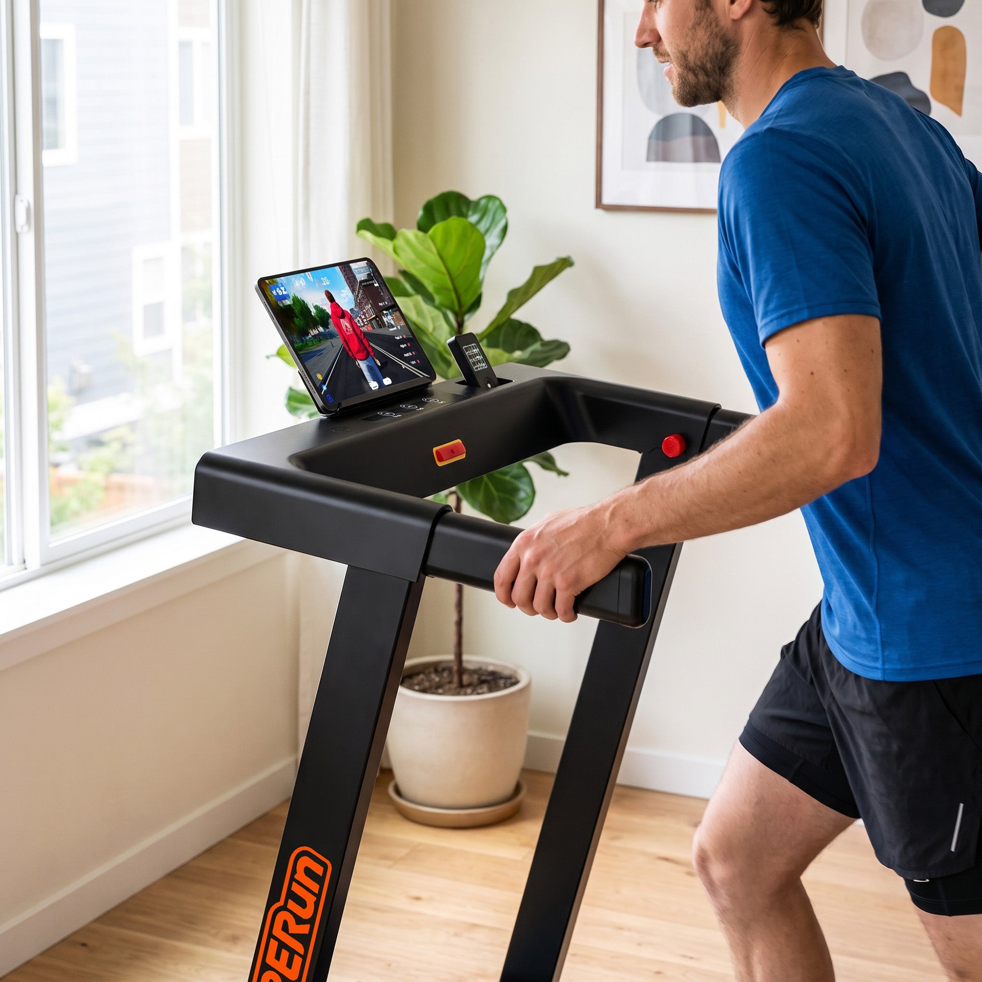 Superun RUN Pro Foldable Treadmills with Table board