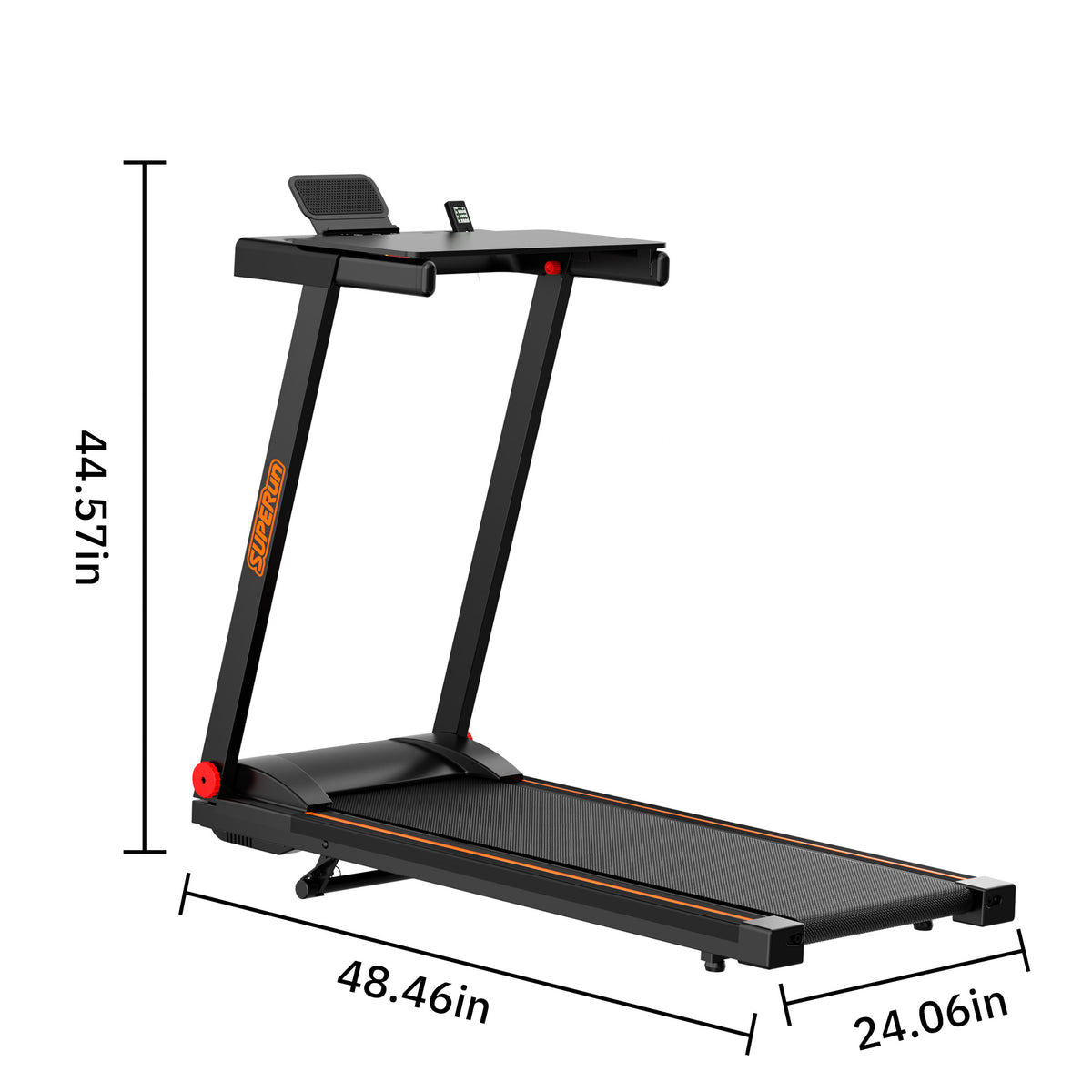 Superun RUN Pro Foldable Treadmills with Table board