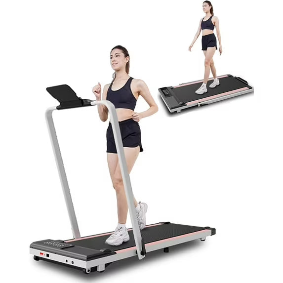 MJWW Folding Treadmill for Home,3 in 1 Under Desk Treadmill for Home&Office,Speed Range 7.5mph,300lbs Weight Capacity（CT05）