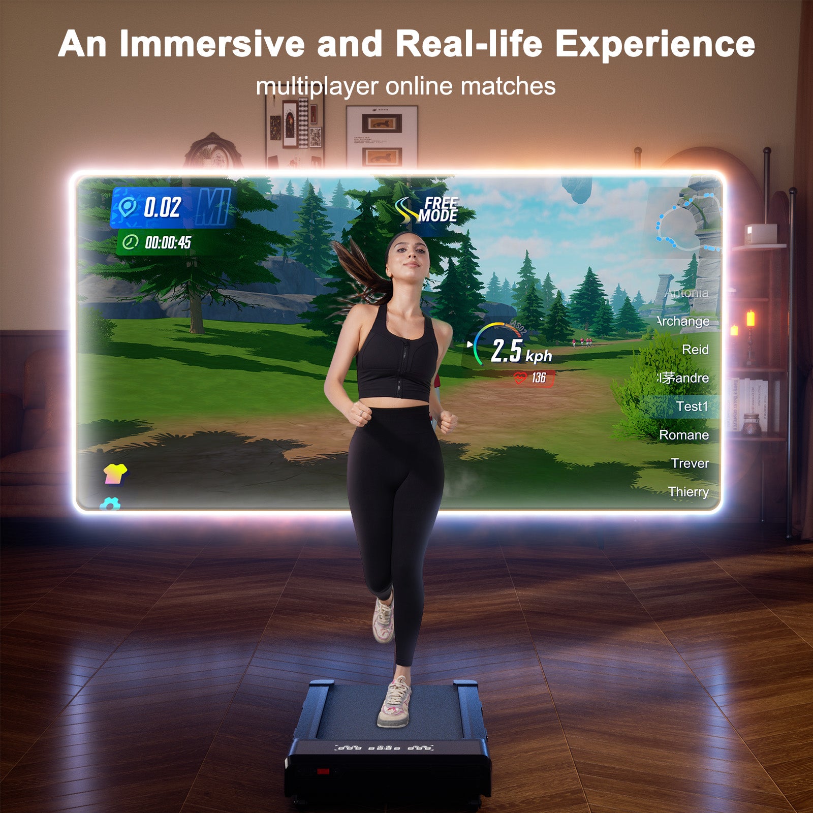 SupeRun Z10 12% Auto Incline Smart Walking Pad Treadmill with remote control