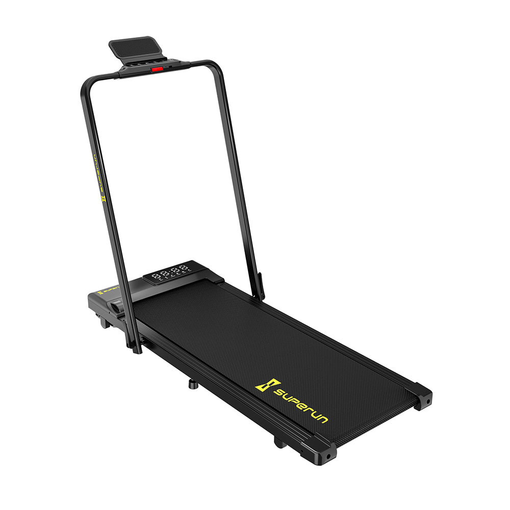 SupeRun® CT04 Foldable 2 in 1 Smart Walking Pad Treadmill with Handrail