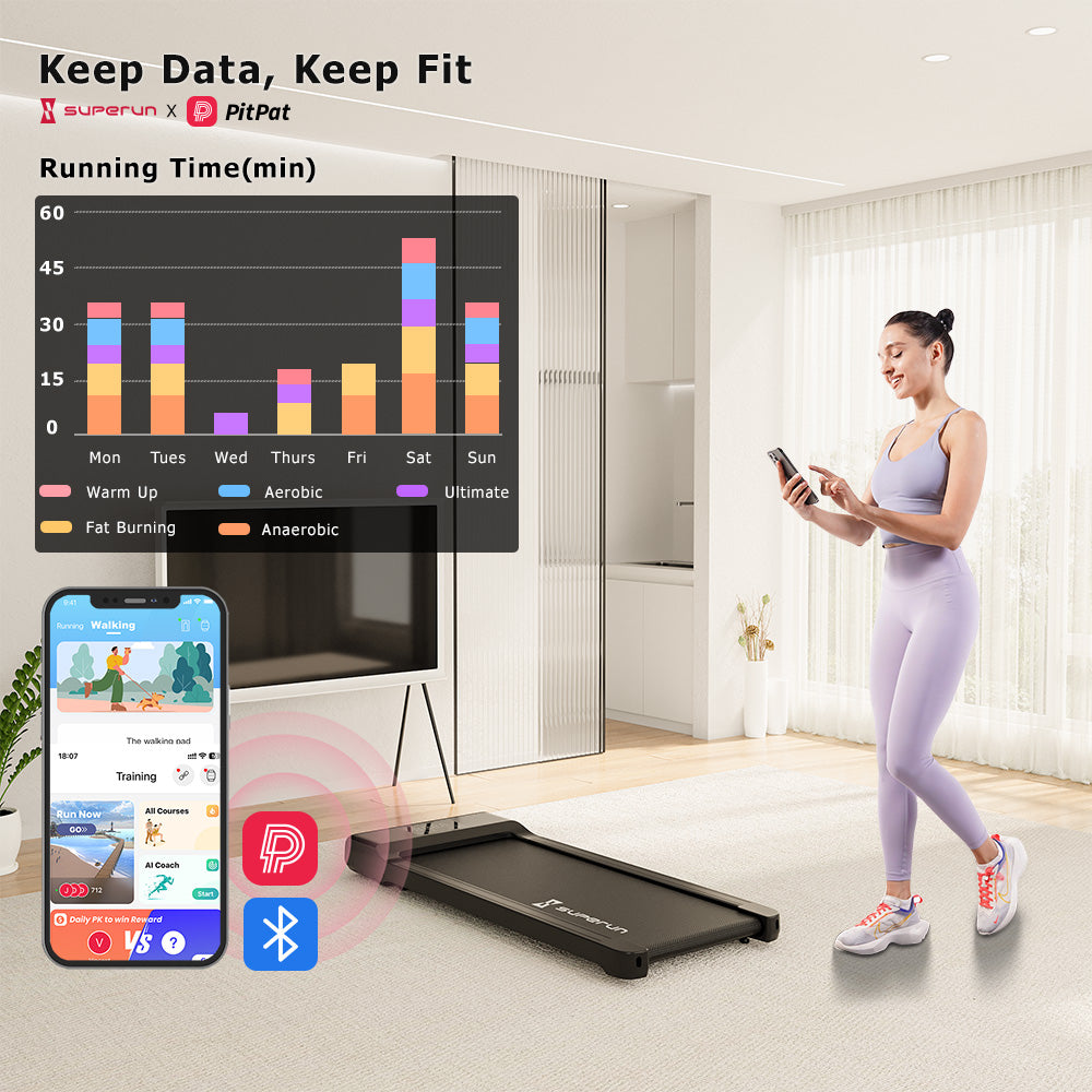 BA03 Smart Walking Pad with App- SupeRun®