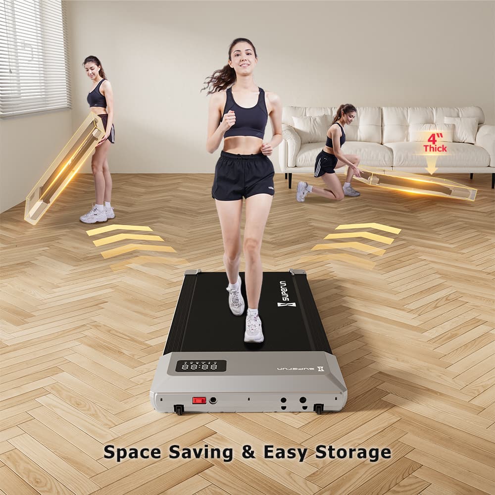 SupeRun® BA04 Mini Walking Pad Under Desk Treadmill with Remote Control