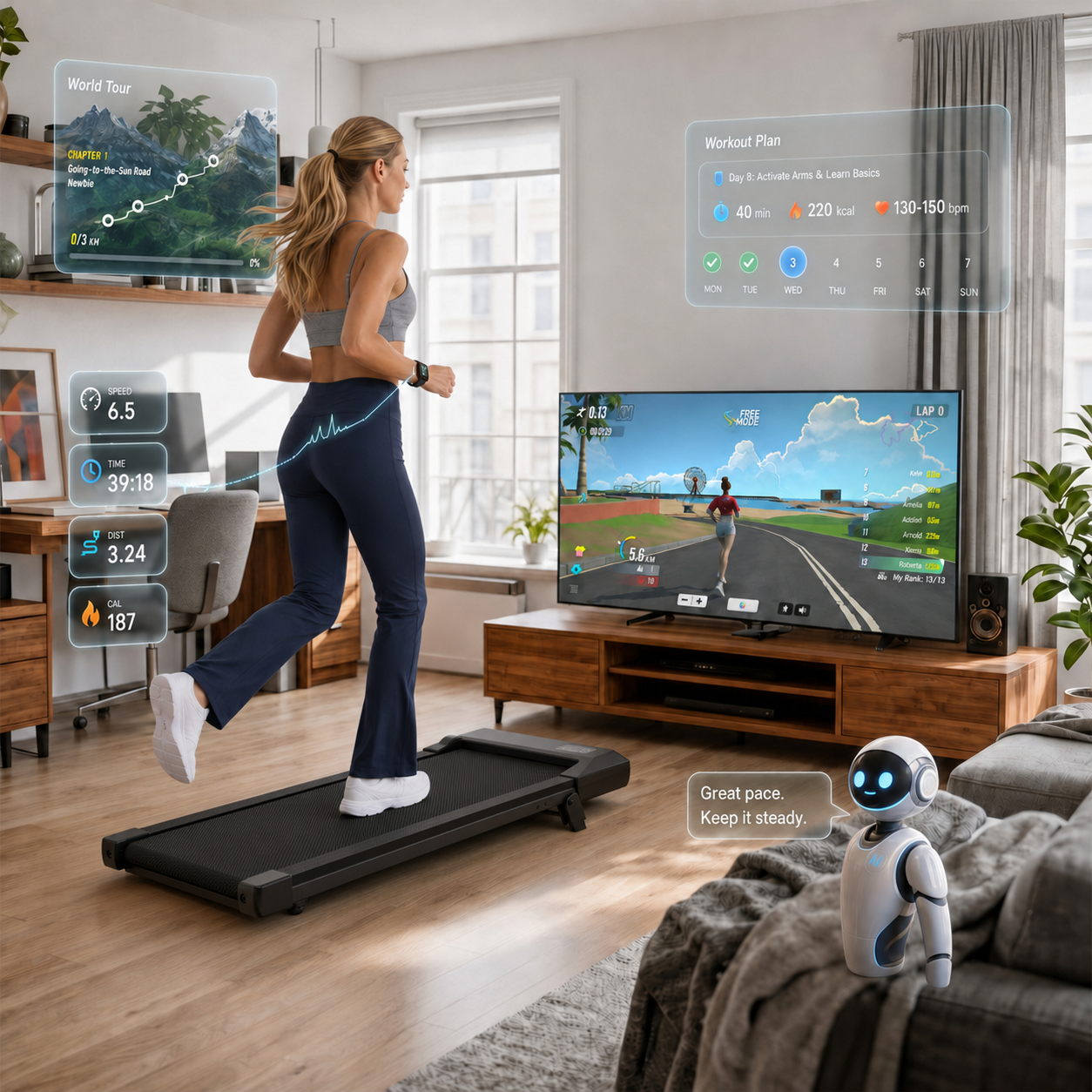 Superun WALK Urban Under Desk Treadmill