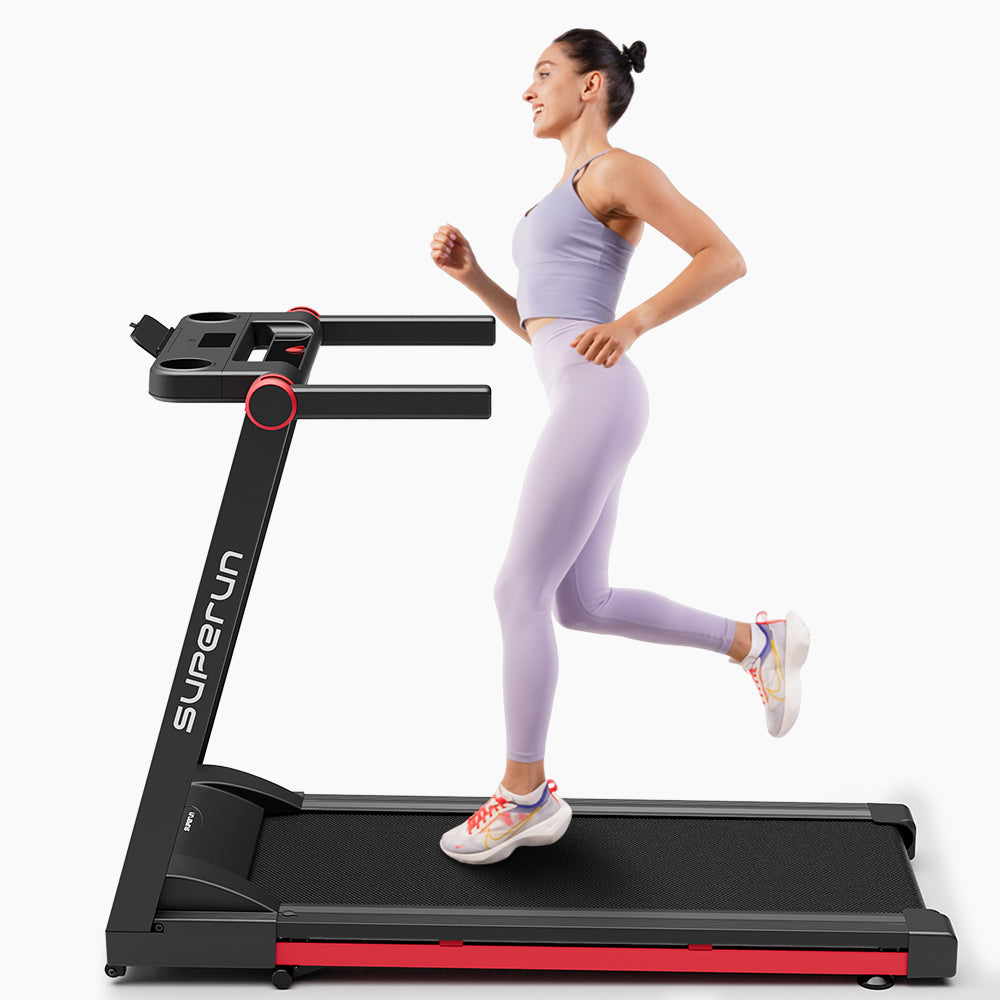SupeRun® AS02 Inclined Foldable Smart 10 MPH Online Racing Treadmill