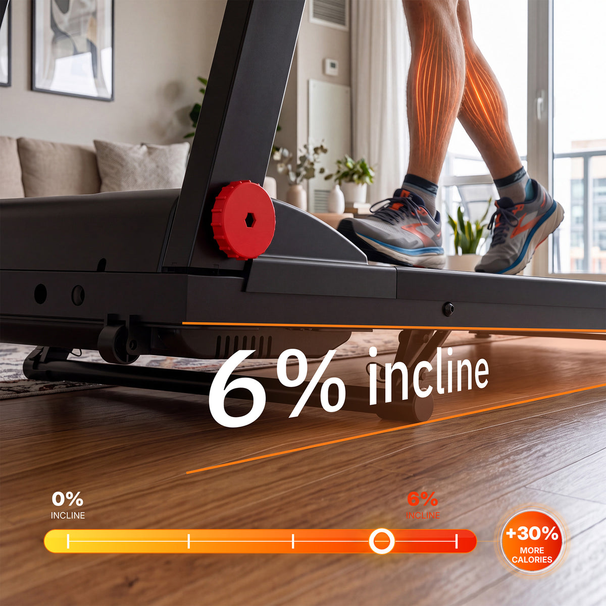 Superun RUN Pro Foldable Treadmills with Table board