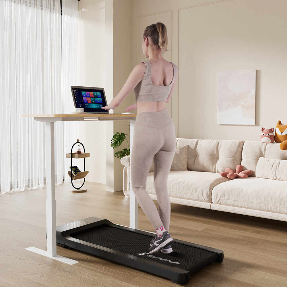 Zenova walking pad treadmill with wireless electronic remote online control