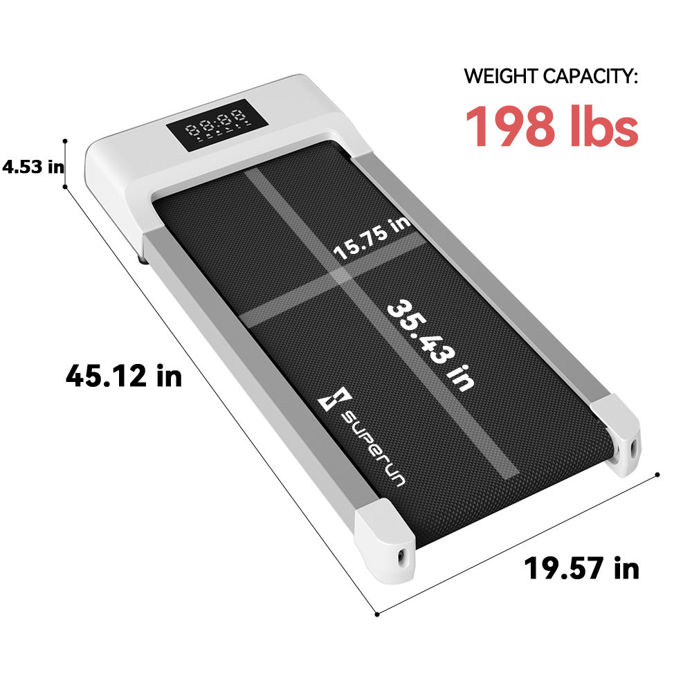 [Best Budget] Custom Sized BA03 SMART Walking Pad with remote control Lower Weight Capacity