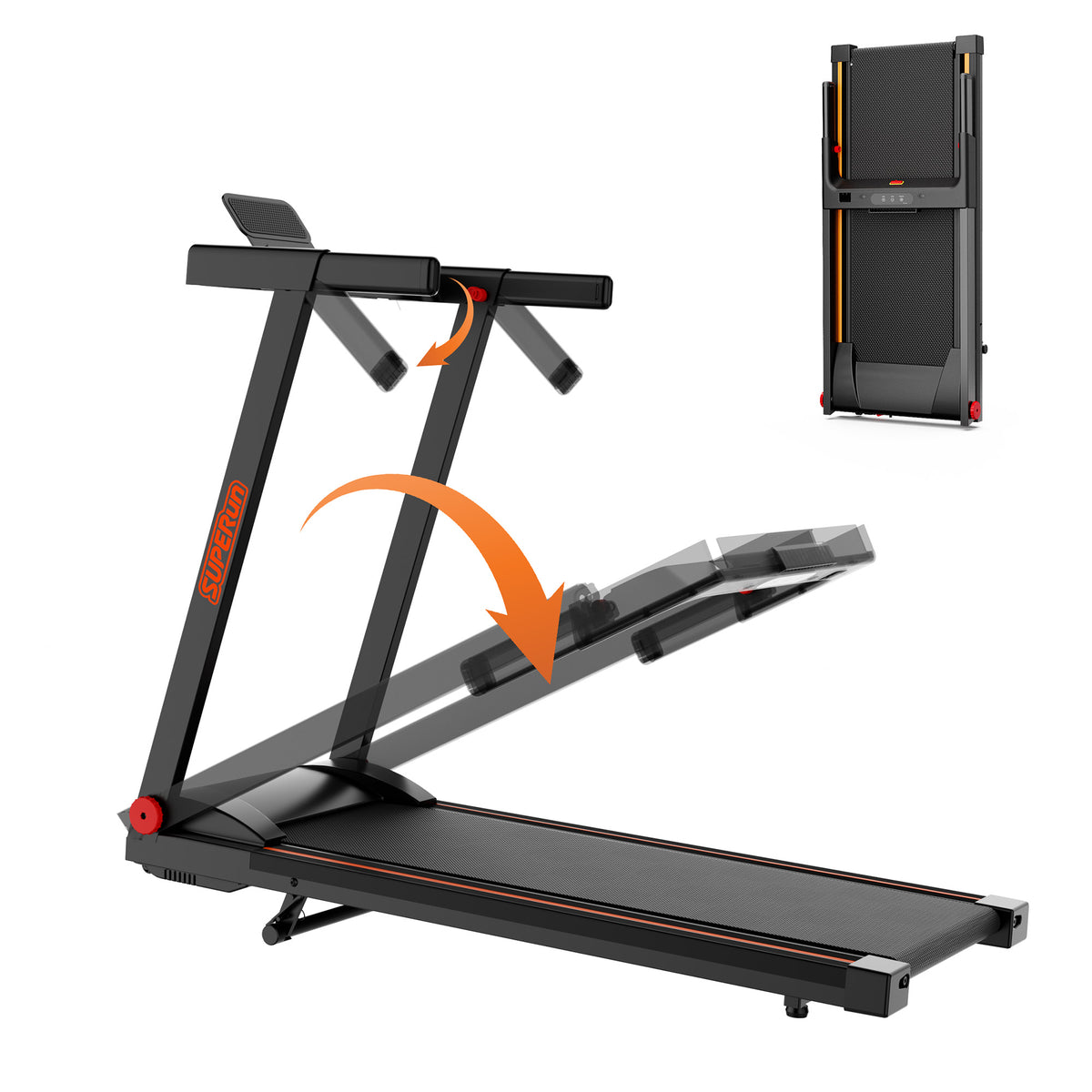 Superun RUN Pro Foldable Treadmills with Table board